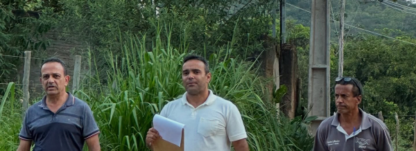 Avança pedido do vereador Maurilo do Sindicato de pavimentação da estrada Aristisdes Isaías de Souza, na Rocinha