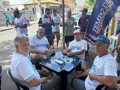 Câmara Municipal apoia realização do “Truco Azul” em ação de saúde voltada aos homens em Cláudio