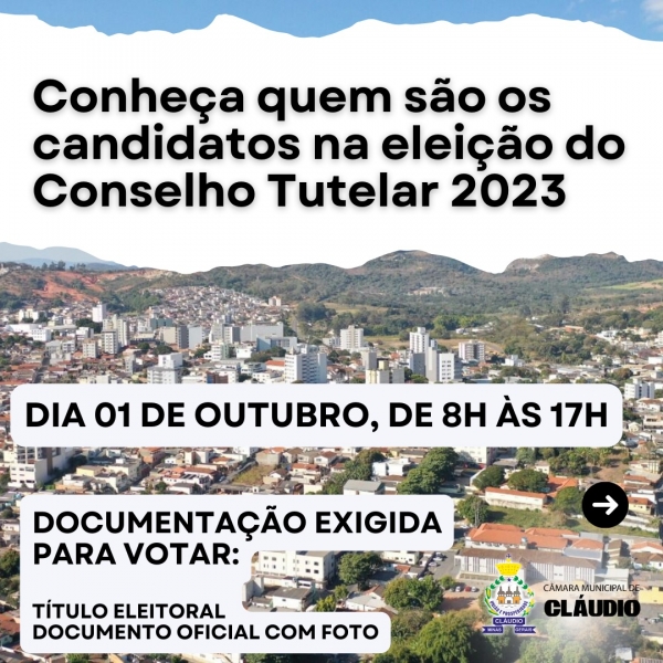 Confira quem são os candidatos na eleição do Conselho Tutelar 2023