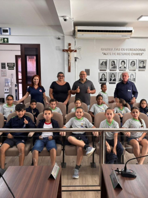 Poder Legislativo recebe nova turma de alunos em vista institucional