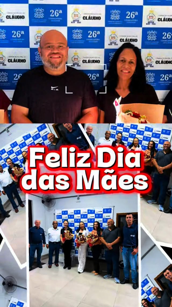 Homenagem as mães servidoras e vereadora da Casa Legislativa