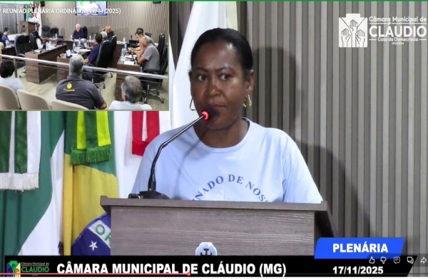 Câmara recebe representante da Irmandade do Rosário do Bananal na Tribuna livre