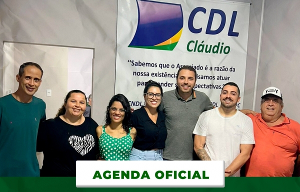 Presidente da Câmara e segundo secretário visitam nova sede da CDL Cláudio e reafirmam parceria do Poder Legislativo
