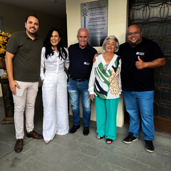 Vereadores participam da inauguração do novo CRAS Liberalina de Souza Oliveira