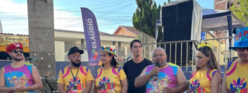 O Carnaval já chegou também para quem fez e faz história em Cláudio