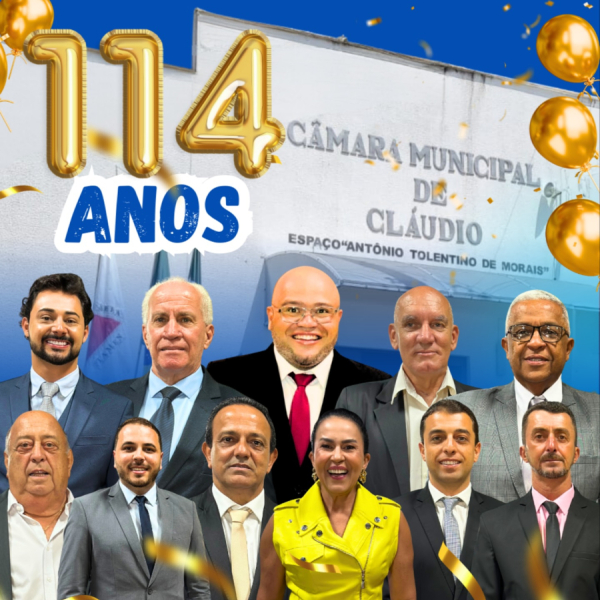 Feliz aniversário, Cláudio! Parabéns, Cidade Carinho.