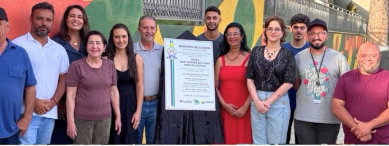 Presidente da Câmara e Vereadores participam da entrega da Praça Naná do Lezinho revitalizada